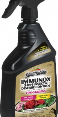 Spectracide 62325 Immunox 3-in-1 Insect and Disease Control for Plants Plus Fertilizer, 32-Ounce Spray Spectracide 62325 Immunox 3-in-1 Insect and Disease Control for Plants Plus Fertilizer, 32-Ounce Spray