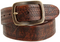 John Varvatos Star USA Men's Embossed Belt John Varvatos Star USA Men's Embossed Belt