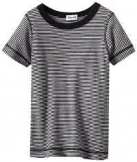 Splendid Littles Boys 2-7 Always Short Sleeve Mini Stripe Crew Toddler, Black, 3T Splendid Littles Boys 2-7 Always Short Sleeve Mini Stripe Crew Toddler, Black, 3T
