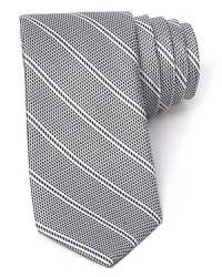 Diagonal stripes and mini dots embellish the classic Kevin tie. Diagonal stripes and mini dots embellish the classic Kevin tie.