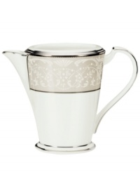 For more than 90 years, Noritake has made an art of setting the table. Whether you host gala home soirees or prefer to dine casually with the family, Noritake has a perfect tabletop setting for you. The formal Silver Palace collection is a masterpiece of textural contrast, combining smooth white bone china with a band of embossed, silver-trimmed detailing, lavishly finished with a polished platinum rim. For more than 90 years, Noritake has made an art of setting the table. Whether you host gala home soirees or prefer to dine casually with the family, Noritake has a perfect tabletop setting for you. The formal Silver Palace collection is a masterpiece of textural contrast, combining smooth white bone china with a band of embossed, silver-trimmed detailing, lavishly finished with a polished platinum rim.