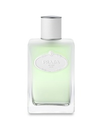 Three years after the launch of Infusion d'Iris Eau de Parfum, Prada reveals a new permanent addition to the Iris universe: Infusion d'Iris Eau de Toilette.Infusion d'Iris Eau de Toilette imagines a magical new chapter in the sensory history of the iris plant. It is inspired by the search for the smell of the iris flower - the iris note traditionally used in perfumery is extracted from the plant's root.Delicate Lily of the Valley, powdery Violet, addictive Heliotrope, sophisticated, sensual Cedar and Neroli, with its Italian memories of clean, ironed linen, are cast in this fantasy tale, and a fresh and floral Eau de Toilette is the result. Three years after the launch of Infusion d'Iris Eau de Parfum, Prada reveals a new permanent addition to the Iris universe: Infusion d'Iris Eau de Toilette.Infusion d'Iris Eau de Toilette imagines a magical new chapter in the sensory history of the iris plant. It is inspired by the search for the smell of the iris flower - the iris note traditionally used in perfumery is extracted from the plant's root.Delicate Lily of the Valley, powdery Violet, addictive Heliotrope, sophisticated, sensual Cedar and Neroli, with its Italian memories of clean, ironed linen, are cast in this fantasy tale, and a fresh and floral Eau de Toilette is the result.