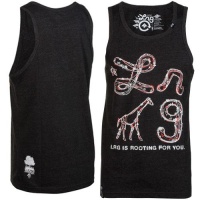 LRG is Rooting For You Premium Fit Tank Top - Black Heather LRG is Rooting For You Premium Fit Tank Top - Black Heather