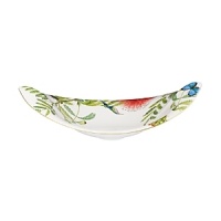 Exotic flora and fauna take center stage in Villeroy & Boch's Amazonia collection. Accented with gold and featuring exquisite details rendered in lush colors, this elegant dinnerware coordinates with Villeroy & Boch's Modern Grace collection or makes a fabulous statement on its own. Exotic flora and fauna take center stage in Villeroy & Boch's Amazonia collection. Accented with gold and featuring exquisite details rendered in lush colors, this elegant dinnerware coordinates with Villeroy & Boch's Modern Grace collection or makes a fabulous statement on its own.