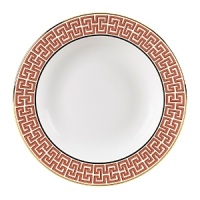 Dynasty, the newest pattern from Wedgwoods Expressive collection is uniquely designed with an archival Chinese Dragon motif and elegant Greek key border. Bone china. Dynasty, the newest pattern from Wedgwoods Expressive collection is uniquely designed with an archival Chinese Dragon motif and elegant Greek key border. Bone china.