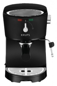 KRUPS XP3200 Opio Pump Boiler Espresso Machine with Stainless Steel, Black