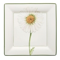 This fresh pattern blooms year round with a charming daisy. Mix and match with other flowers from the collection and finish the look with the complementing grassy green dinner plate. This fresh pattern blooms year round with a charming daisy. Mix and match with other flowers from the collection and finish the look with the complementing grassy green dinner plate.