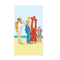 Bring your favorite magazine to the beach...twice! This whimsical Condé Nast beach towel boasts a chic reprint of a magazine cover. Bring your favorite magazine to the beach...twice! This whimsical Condé Nast beach towel boasts a chic reprint of a magazine cover.