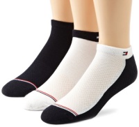 Tommy Hilfiger Men's 3 Pack Target Cushion Fashion Ped Socks Tommy Hilfiger Men's 3 Pack Target Cushion Fashion Ped Socks