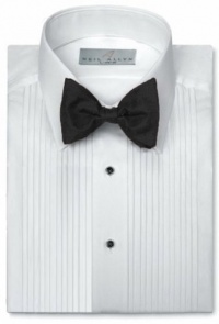 Neil Allyn Mens Tuxedo Shirt Poly/Cotton Laydown Collar 1/4 Inch Pleat Neil Allyn Mens Tuxedo Shirt Poly/Cotton Laydown Collar 1/4 Inch Pleat