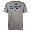 Notre Dame Fighting Irish Grey Adidas 2012 Football Practice T-Shirt
