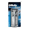 Gillette SensorExcel Razor With 2 Cartridges