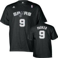 Tony Parker adidas Name and Number San Antonio Spurs T-Shirt Tony Parker adidas Name and Number San Antonio Spurs T-Shirt