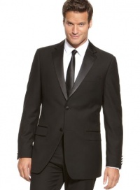 Izod Mens Tuxedo Jacket 40 S 40 Short 50C Black 2-Buttons Suit-Separate Izod Mens Tuxedo Jacket 40 S 40 Short 50C Black 2-Buttons Suit-Separate