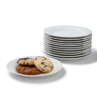10 Strawberry Street's white salad plates are made for entertaining. Presented in a cardboard box with handles for storage or transporting. 10 Strawberry Street's white salad plates are made for entertaining. Presented in a cardboard box with handles for storage or transporting.
