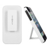 MiniSuit Clipster Kick Stand Case + Belt Clip for iPhone 5 5th Gen (White)