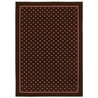 Kathy Ireland Young Attitudes 5-Foot 5-Inch by 7-Foot 9-Inch Rug in Carnival Bloom, Chocolate Kathy Ireland Young Attitudes 5-Foot 5-Inch by 7-Foot 9-Inch Rug in Carnival Bloom, Chocolate