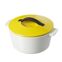 Suitable for all types of heat sources-from the oven and broiler to the stovetop and the microwave-Revolution cookware from Revol is as truly innovative as its name implies. Made entirely of non-porous, thermal shock-resistant ceramic that's 100% recyclable, each cocotte's durable, easy-to-clean nonstick surface makes it perfect for creating small portions of favorite soups, casseroles and more. Suitable for all types of heat sources-from the oven and broiler to the stovetop and the microwave-Revolution cookware from Revol is as truly innovative as its name implies. Made entirely of non-porous, thermal shock-resistant ceramic that's 100% recyclable, each cocotte's durable, easy-to-clean nonstick surface makes it perfect for creating small portions of favorite soups, casseroles and more.