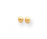 14K Yellow Gold 3mm Ball Stud Earrings safety backs 14K Yellow Gold 3mm Ball Stud Earrings safety backs