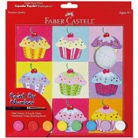 Paint by Number Cupcake Paint by Number Cupcake