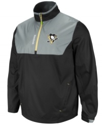 Put your Pittsburgh Penguins pride on display with this NHL jacket from Reebok. Put your Pittsburgh Penguins pride on display with this NHL jacket from Reebok.