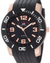 U.S. Polo Assn. Sport Men's US9125 Black Rubber Strap Watch