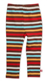 Zutano Girls 2-6x 5-color Stripe Skinny Legging, Chocolate/Orange/Aqua/Red, 3T Zutano Girls 2-6x 5-color Stripe Skinny Legging, Chocolate/Orange/Aqua/Red, 3T
