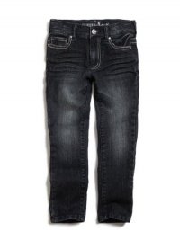 GUESS Kids Girls Little Girl MARICANO SKINNY JEANS with B, DARK STONE WASH (4) GUESS Kids Girls Little Girl MARICANO SKINNY JEANS with B, DARK STONE WASH (4)