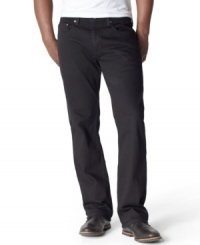 Relaxed, yet refined. With a dark wash, these loose-fit jeans from Levi's prove casual can be cool. Relaxed, yet refined. With a dark wash, these loose-fit jeans from Levi's prove casual can be cool.