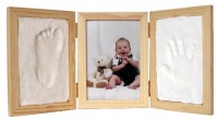 Clay Keepsakes & Photo Desktop Frame - Natural