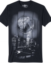 Working on your night moves? Make 'em count in this cool graphic tee from American Rag. Working on your night moves? Make 'em count in this cool graphic tee from American Rag.