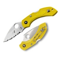Spyderco Dragonfly2 FRN H-1 Spyder Edge Knife, Yellow Spyderco Dragonfly2 FRN H-1 Spyder Edge Knife, Yellow