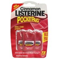 Listerine Pocketpaks, Cinnamon 72 Count Listerine Pocketpaks, Cinnamon 72 Count
