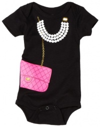 Sara Kety Baby-Girls Newborn Bag with Pearl One, Black, 0-6 Months Sara Kety Baby-Girls Newborn Bag with Pearl One, Black, 0-6 Months