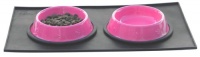 Platinum Pets Food & Water Black Heavy-Duty Feeding Mat (21 x 12 x 1/4) Platinum Pets Food & Water Black Heavy-Duty Feeding Mat (21 x 12 x 1/4)