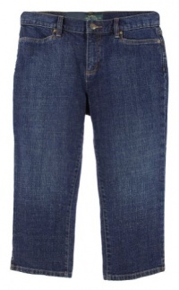 Lauren Jeans Co Womens Misses Size Mid Calf Capri Denim Jeans Lauren Jeans Co Womens Misses Size Mid Calf Capri Denim Jeans