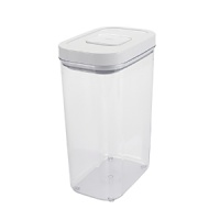 The perfect pet food container for your fuzzy friend, with rounded corners for easy pouring and a simple pop-up lid, keeps your kitchen organized and running smoothly. The perfect pet food container for your fuzzy friend, with rounded corners for easy pouring and a simple pop-up lid, keeps your kitchen organized and running smoothly.