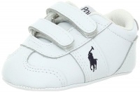 Ralph Lauren Layette Slider EZ Sneaker (Infant/Toddler),White/Navy,0 M US Infant Ralph Lauren Layette Slider EZ Sneaker (Infant/Toddler),White/Navy,0 M US Infant