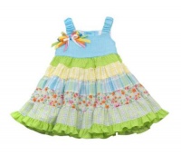 Rare Editions Baby-Girls Tiered Seersucker Sun Dress Set 18M (S148113) Rare Editions Baby-Girls Tiered Seersucker Sun Dress Set 18M (S148113)