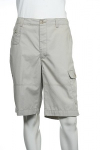 Perry Ellis Men's Beige Flat Front Walking Shorts Perry Ellis Men's Beige Flat Front Walking Shorts