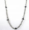 BCBGeneration Necklace, Silver-Tone Hematite Cube Illusion Necklace