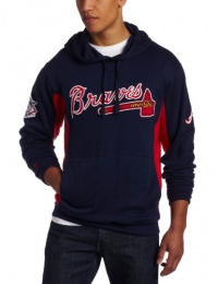 MLB Atlanta Braves Captain Hooded Fleece Pullover MLB Atlanta Braves Captain Hooded Fleece Pullover