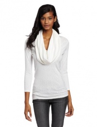 Michael Stars Women's 3/4 Sleeve Cowl Neck Top