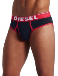 Diesel Men's Blade Brief, Navy/Red, Medium Diesel Men's Blade Brief, Navy/Red, Medium