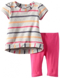 Splendid Littles Baby-girls Roller Rink Striped Active Sweatshirt Tunic Set, Heather Grey, 18-24 Months Splendid Littles Baby-girls Roller Rink Striped Active Sweatshirt Tunic Set, Heather Grey, 18-24 Months