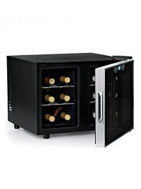 At last, a dual-zone wine refrigerator for your countertop. Reds and whites are at perfect storage or service temperatures and always within reach thanks to two separate and adjustable temperature zones. At last, a dual-zone wine refrigerator for your countertop. Reds and whites are at perfect storage or service temperatures and always within reach thanks to two separate and adjustable temperature zones.