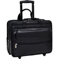 Chatham Wheeled 17'' Double Compartment Leather Laptop Case -Black Chatham Wheeled 17'' Double Comp Chatham Wheeled 17'' Double Compartment Leather Laptop Case -Black Chatham Wheeled 17'' Double Comp