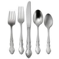 Oneida Satin Dover 20-Piece Stainless Flatware Set , Service for 4 Oneida Satin Dover 20-Piece Stainless Flatware Set , Service for 4