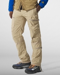 Metal zippers and grommets give a modern moto-inspired look to an essential cargo short in lightweight cotton poplin. Metal zippers and grommets give a modern moto-inspired look to an essential cargo short in lightweight cotton poplin.