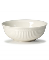 Throughout the world, the name Mikasa is synonymous with unparalleled taste and quality in fine tableware, giftware, and collectibles. The lovely neoclassical Italian Countryside dinnerware and dishes collection by Mikasa brings the ease of sunny Italy to your informal entertaining, in creamy white glazed stoneware. Throughout the world, the name Mikasa is synonymous with unparalleled taste and quality in fine tableware, giftware, and collectibles. The lovely neoclassical Italian Countryside dinnerware and dishes collection by Mikasa brings the ease of sunny Italy to your informal entertaining, in creamy white glazed stoneware.